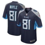 Josh Whyle Tennessee Titans Team Game Jersey -  Navy