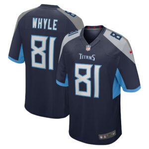 Josh Whyle Tennessee Titans Team Game Jersey -  Navy
