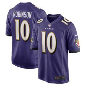 Demarcus Robinson Baltimore Ravens  Game Player Jersey - Purple