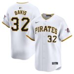 Men's Pittsburgh Pirates Henry Davis  White Home Limited Player Jersey