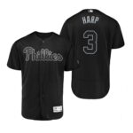 Philadelphia Phillies Bryce Harper Harp Black 2019 Players Weekend Jersey