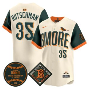 Adley Rutschman #35 Baltimore Orioles 2026 City Connect Vapor Premier Limited Jersey - All Stitched