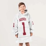 Kid #1 Oklahoma Football Unisex Blanket Hoodie