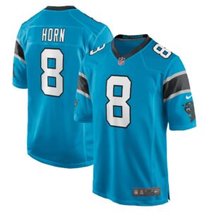 Jaycee Horn Carolina Panthers  Game Player Jersey - Blue