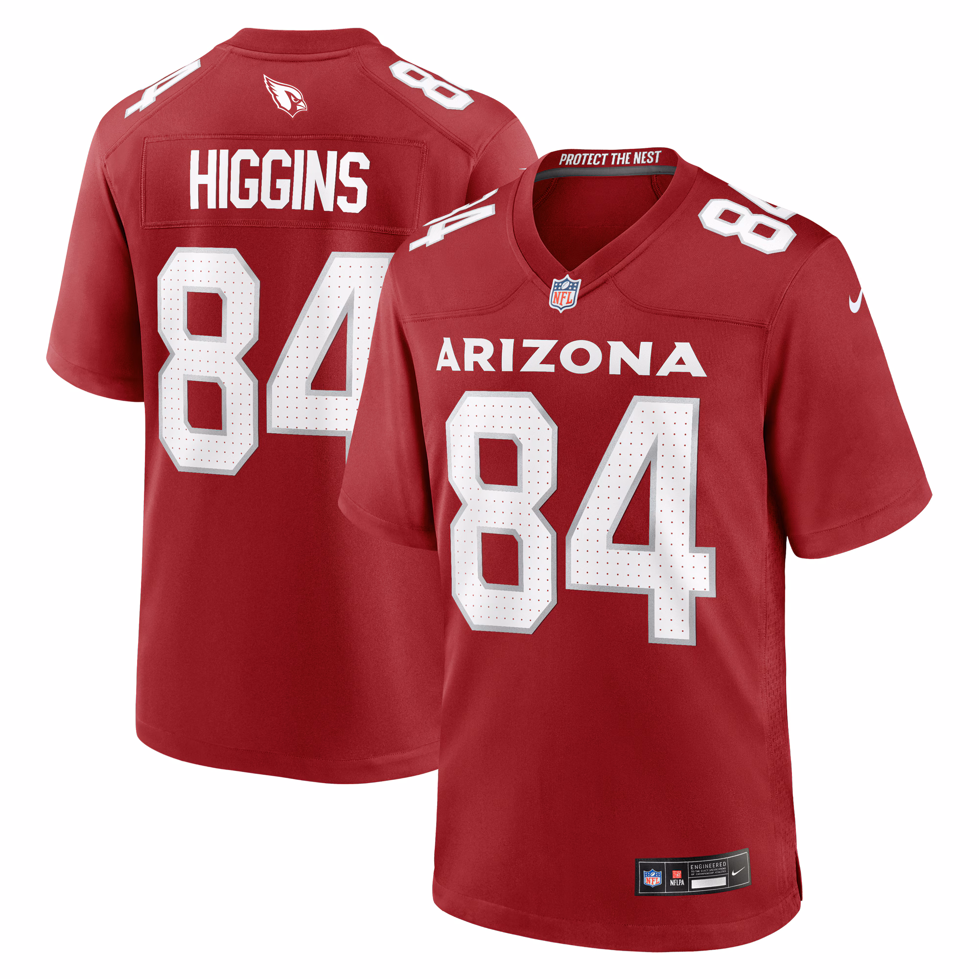 Elijah Higgins Arizona Cardinals Team Game Jersey -  Cardinal
