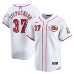 Men's Cincinnati Reds Tyler Stephenson  White Home Limited Player Jersey