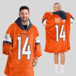 Adult C.S 14 Denver Football Unisex Blanket Hoodie