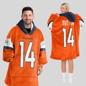 Adult C.S 14 Denver Football Unisex Blanket Hoodie