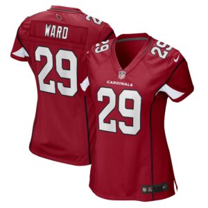 Jonathan Ward Arizona Cardinals  Women's Game Jersey - Cardinal