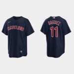 Men's Cleveland Guardians #11 Jose Ramirez Navy Jersey