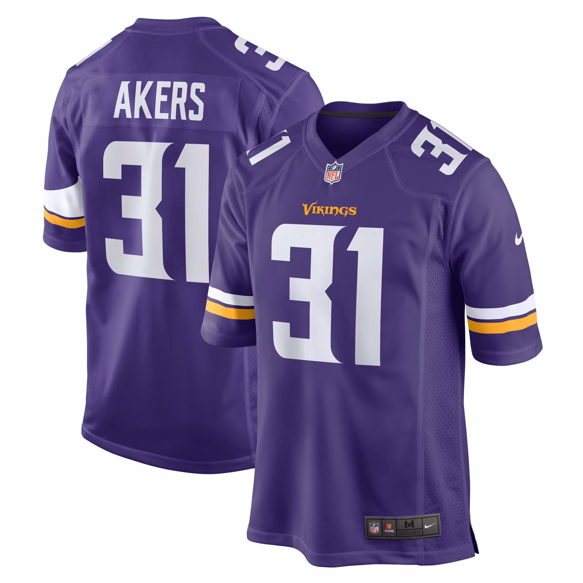 Cam Akers Minnesota Vikings  Game Jersey -  Purple