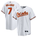 Baltimore Orioles Jackson Holliday #7 White Home Replica Player Jersey