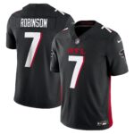 Atlanta Falcons Bijan Robinson #7 Black Vapor F.U.S.E. Limited Jersey