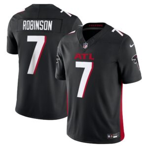 Atlanta Falcons Bijan Robinson #7 Black Vapor F.U.S.E. Limited Jersey