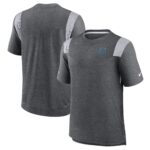 Men's Heather Charcoal Indianapolis Colts Sideline Tonal Logo Performance Player T-Shirt