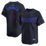 George Springer #4 Toronto Blue Jays 2024 City Connect Limited Player Jersey - Black