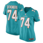 Liam Eichenberg Miami Dolphins Women's Game Jersey - Aqua