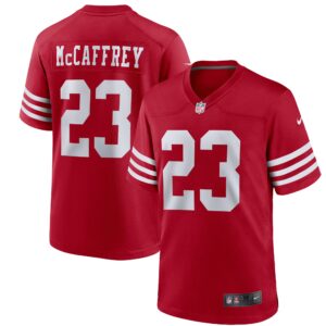 Christian McCaffrey San Francisco 49ers  Youth Game Jersey - Scarlet