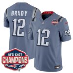 Tom Brady #12 New England Patriots NE 2025 "Rivalries" AFC East Champions Vapor Limited Jersey - All Stitched