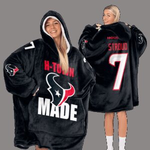 Houston Football Unisex Blanket Hoodie