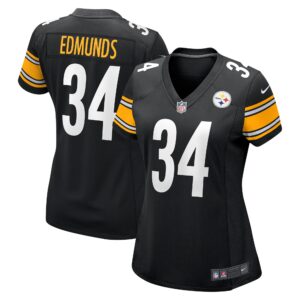 Terrell Edmunds Pittsburgh Steelers  Women's Game Jersey - Black