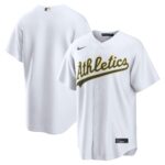 Athletics White Home Replica Jersey