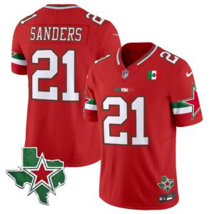Deion Sanders # 21 2025 Dallas Cowboys Mexico Vapor Limited Jersey - All Stitched