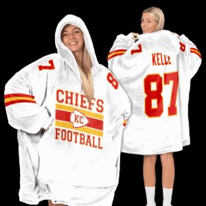 Kansas City Football Unisex Blanket Hoodie