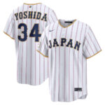 Masataka Yoshida #34 Japan Baseball 2026 World Baseball Classic Home Stadium Jersey - White