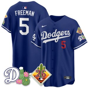 Freddie Freeman #5 Los Angeles Dodgers Spring Training Vapor Limited Jersey - All Stitched