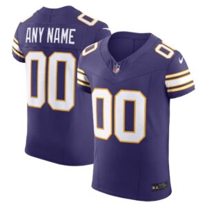 Minnesota Vikings  Vapor F.U.S.E. Elite Custom Jersey - Purple