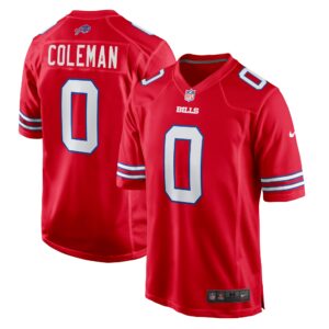 Keon Coleman #0 Buffalo Bills Alternate Game Jersey -  Red