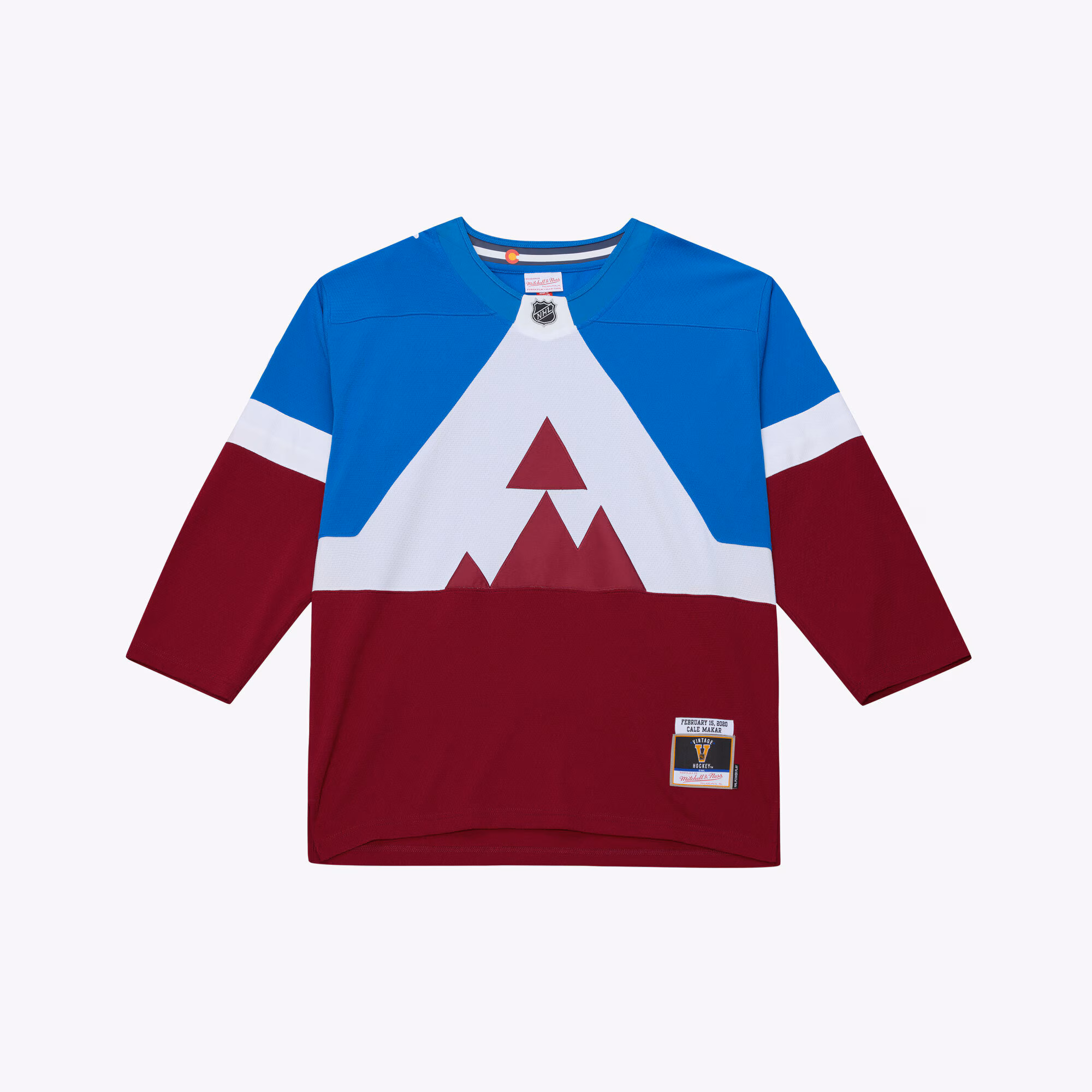 Colorado Avalanche Cale Makar #8 Mitchell & Ness Blue 2020 Power Play Jersey