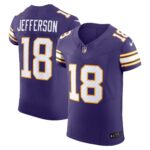 Justin Jefferson Minnesota Vikings Alternate Vapor F.U.S.E. Elite Jersey - Purple