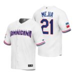 Dominican Republic Baseball Francisco Mejia White 2023 World Baseball Classic Replica Jersey