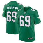Landon Dickerson #69 Philadelphia Eagles Alternate Game Jersey - Kelly Green