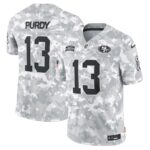 Brock Purdy #13 San Francisco 49ers 2024 Salute to Service Limited Jersey - Arctic Camo