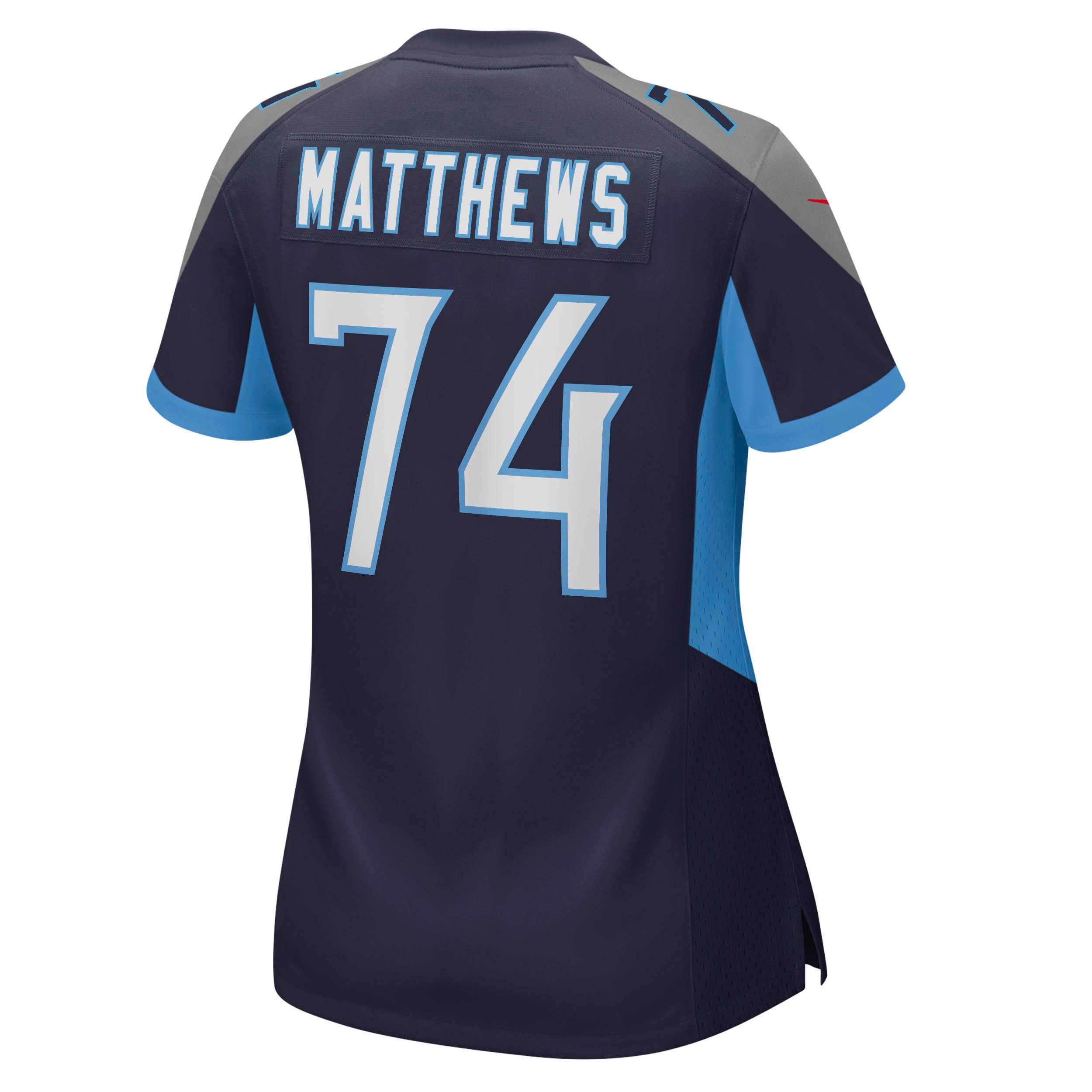 Bruce Matthews Tennessee Titans Women's Retired Player Jersey - Navy - Image 3