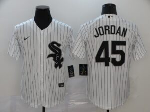 Men's Chicago White Sox #45 Michael  White Stitched Cool Base  Jersey