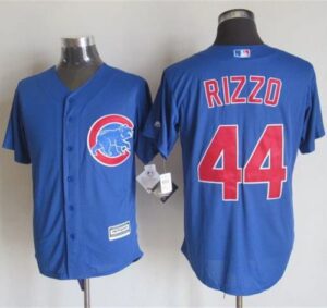 Chicago Cubs #44 Anthony Rizzo Blue New Cool Base Stitched Jersey