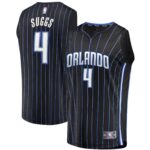 Jalen Suggs Orlando Magic  Youth 2021 Draft First Round Pick Fast Break Replica Jersey Black - Icon Edition