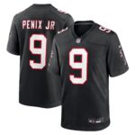 Atlanta Falcons Michael Penix Jr. #9 Black Alternate Game Jersey
