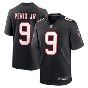 Atlanta Falcons Michael Penix Jr. #9 Black Alternate Game Jersey