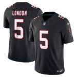 Atlanta Falcons Drake London #5 Black Vapor F.U.S.E. Limited Jersey