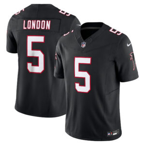 Atlanta Falcons Drake London #5 Black Vapor F.U.S.E. Limited Jersey