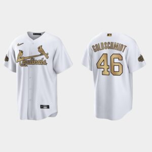Men's St. Louis Cardinals #46 Paul Goldschmidt 2022 All-Star Game Cool Base Jersey - White