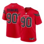 Sheldon Rankins #90 Houston Texans Alternate Game Jersey - Red
