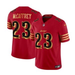 Christian McCaffrey #23 San Francisco 49ers 2025 Rivalries Collection Limited Jersey - Red
