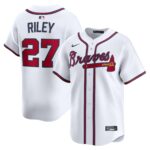 Atlanta Braves Austin Riley #27 White Home Limited Player Jersey