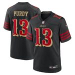 Brock Purdy #13 San Francisco 49ers 2025 Rivalries Collection Game Jersey - Black